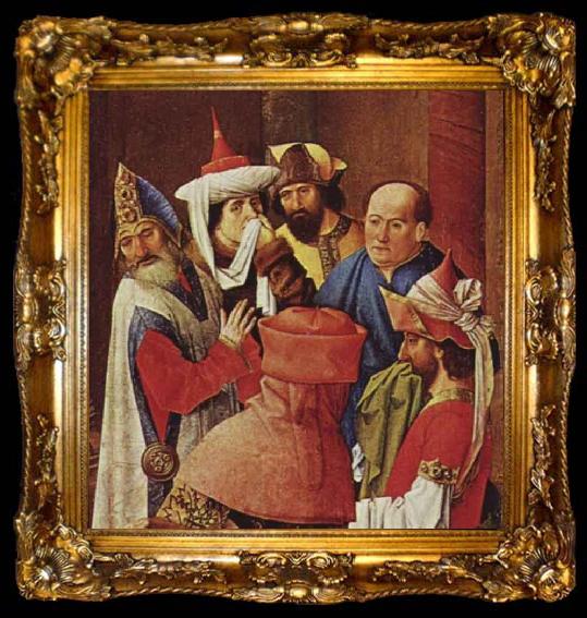 framed  Albert van Ouwater Auferweckung des Lazarus, ta009-2
